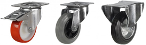 100mm Medium Duty Castors Wheels