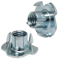 Tee Nuts & Case Fittings For Wooden Sheet Material