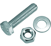 Set of 4 Stainless Steel Bolts  Nylock Nut & Washer Kit M8 x 20 
