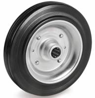 100mm Cushion Rubber Tyred Wheel with Steel Centre