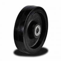 200mm Heavy Duty Rubber Tyre/Cast Iron Ball Bearing Wheel