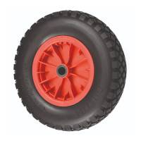 400mm Puncture Proof Wheel Plastic Centre DIAMOND Tread & Roller Bearing (4.80/4.00-8 Tyre)