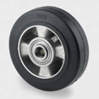 200mm Heavy Duty Rubber Tyre/Aluminium Ball Bearing Wheel